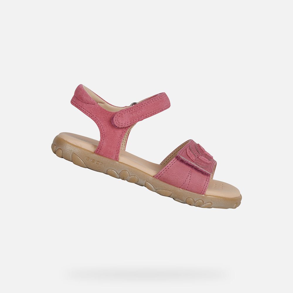 Sandales Geox Haiti - Rose - Fille 785143-RCZ